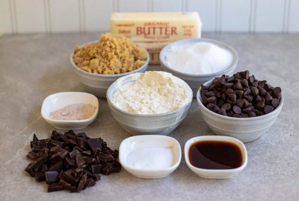 ingredients for cookies